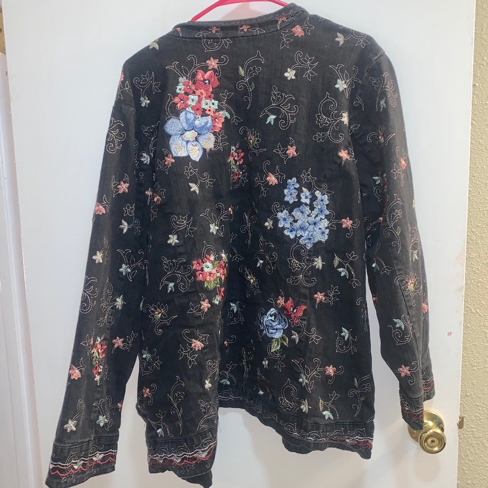Denim&co Flower Jacket